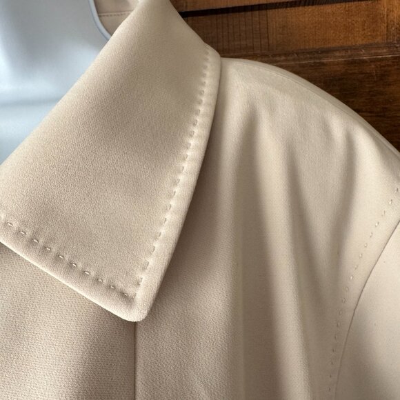 Saks Fifth Avenue Ivory Coat Size 3X - Picture 8 of 12